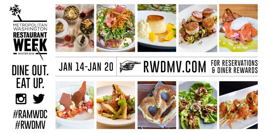 DC Restaurant Week Winter 2019 Tysons & Reston Area Participating
