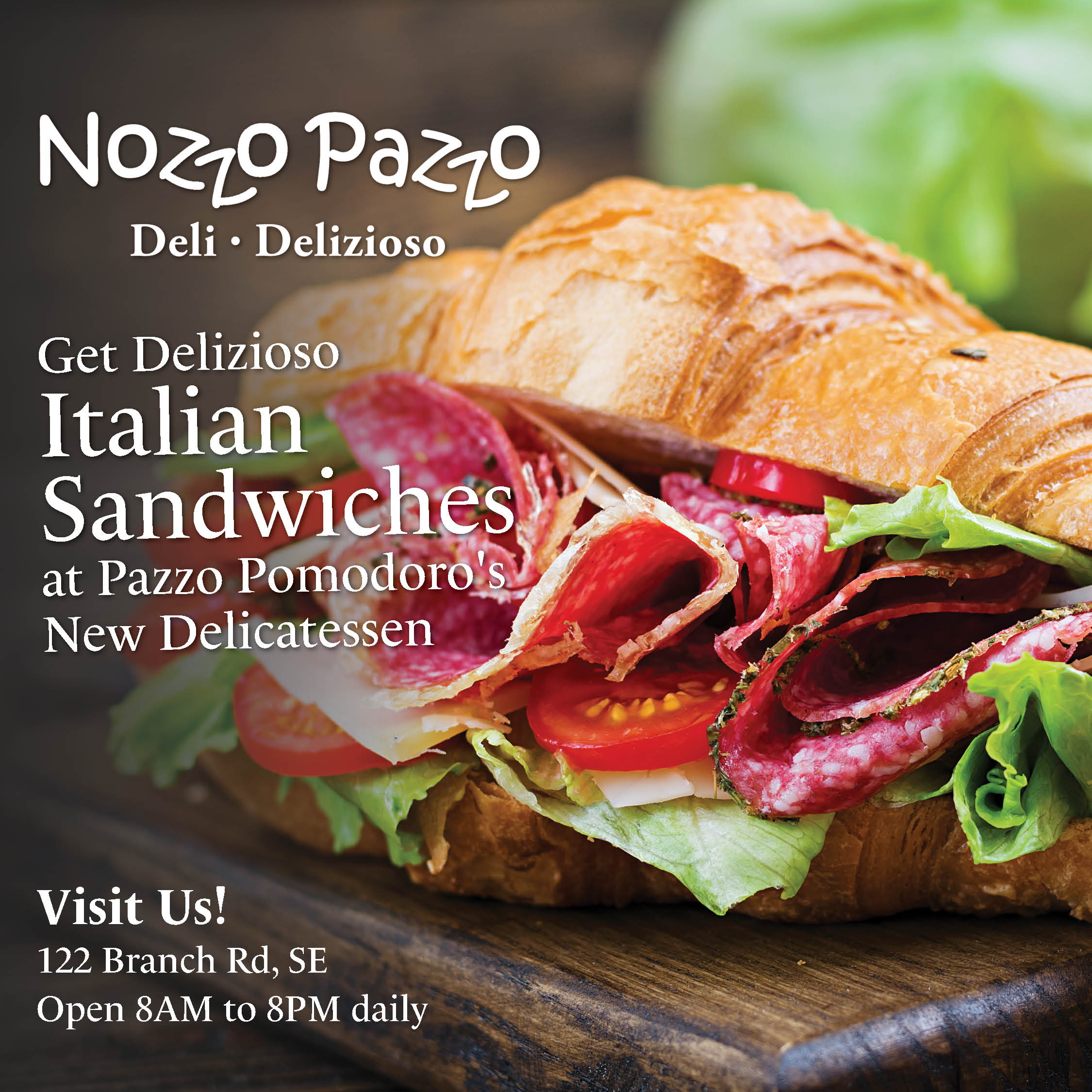 Nozzo Pazzo-italian sandwiches